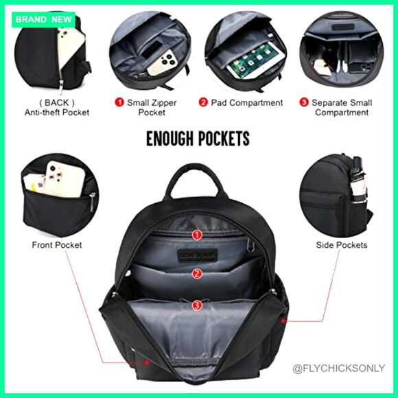 Lightweight Waterproof Mini Backpack with Multiple Pockets for Daily Use main image 2